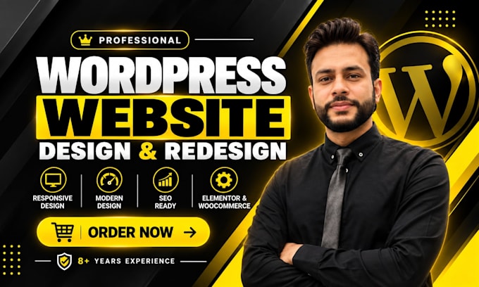 design, redesign wordpress website, business website, website development