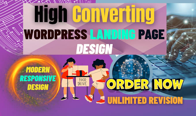 design responsive wordpress landing page create sales funnel