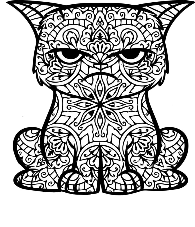 Cute Make My Picture A Coloring Page for Adult