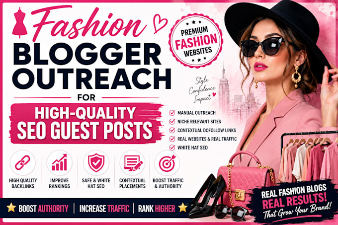fashion guest post via blogger outreach on traffic websites