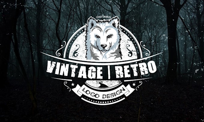 do vintage, retro or hipster logo design