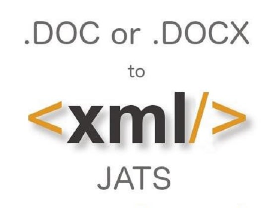 do conversion of journal articles into xml for submission