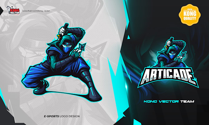 design pro gaming logo in 24h for brand esport team youtube twitch streamers