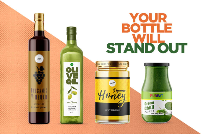 Do Custom Product Label Design For Your Bottle Or Packaging By