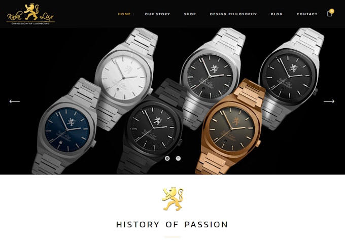 design a woo commerce online shop
