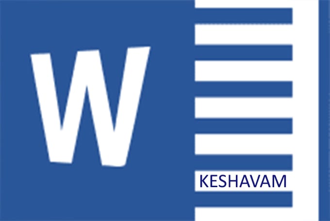 do professionally any work in microsoft word