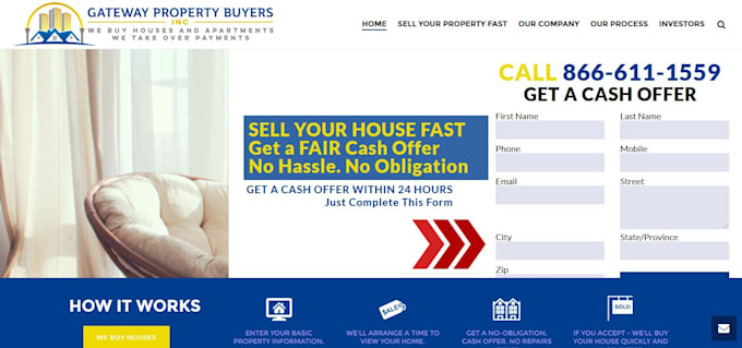 create a full website responsive SEO friendly
