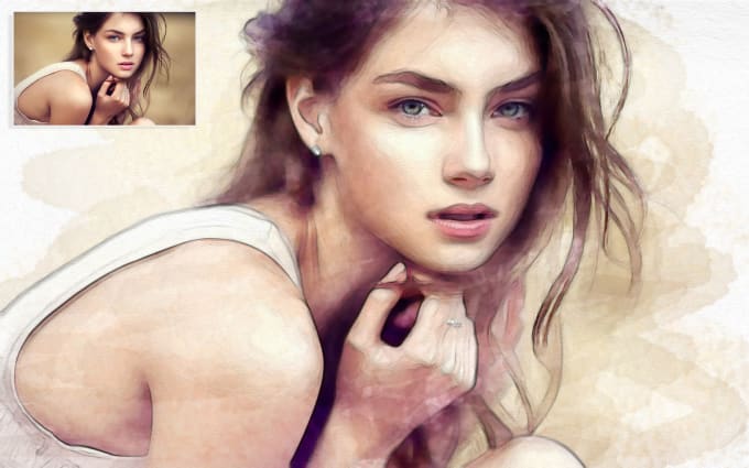 Convert Your Photo To Water Coloured Effect Or Painting By Innovibes