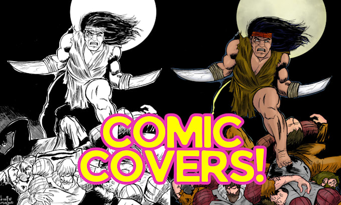 draw comic book cover