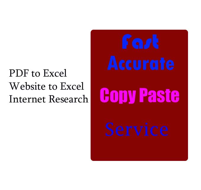 do fast accurate copy paste excel web search pdf