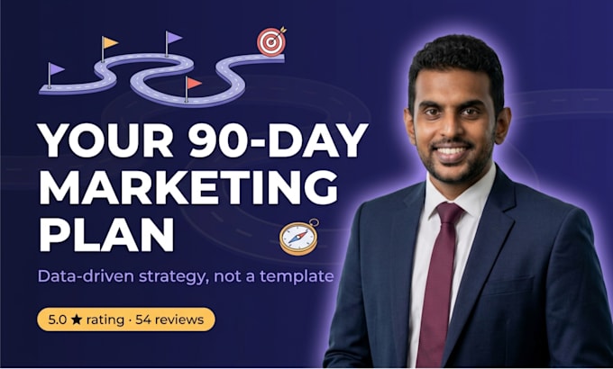 create a data driven digital marketing strategy and 90 day plan