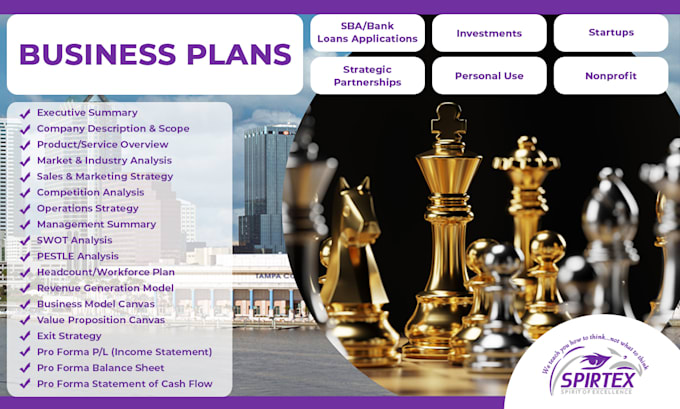 prepare a professional business plan