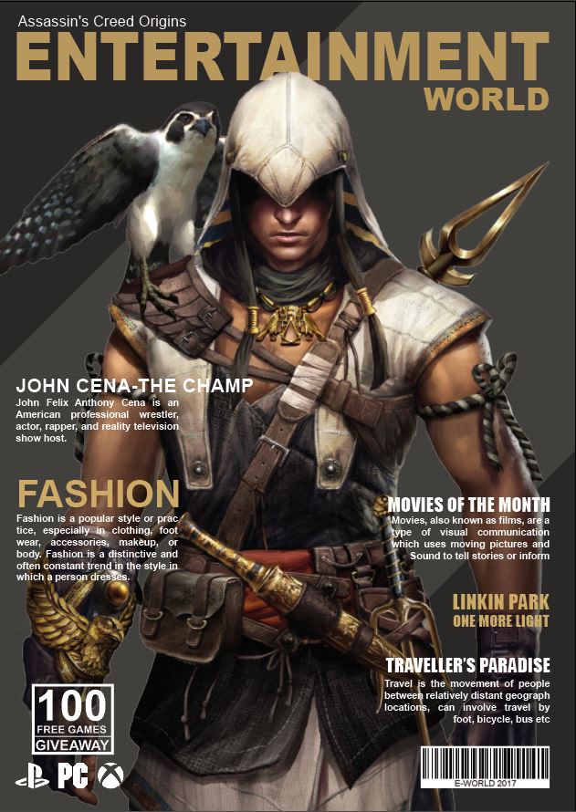 make a magazine cover