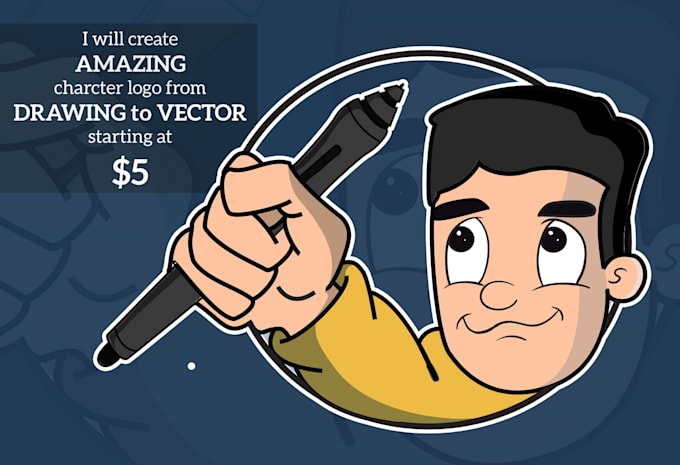 create mind blowing character mascot