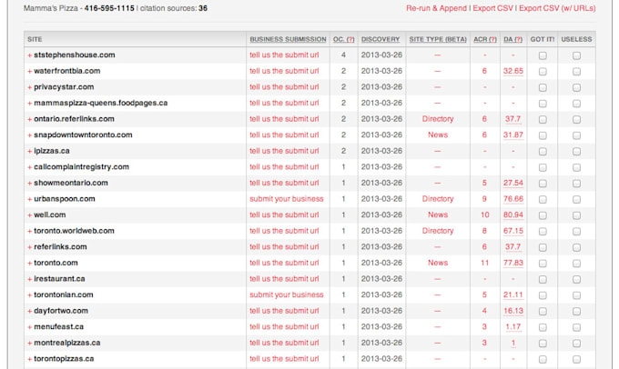 build citations from your own custom list