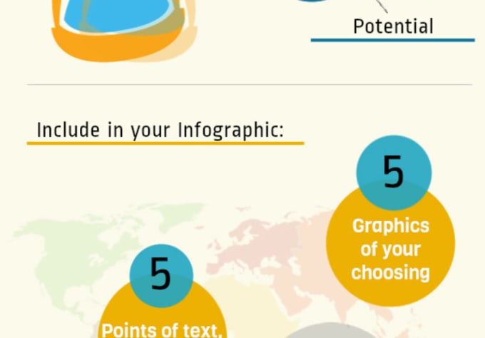 design a simple yet fun custom infographic