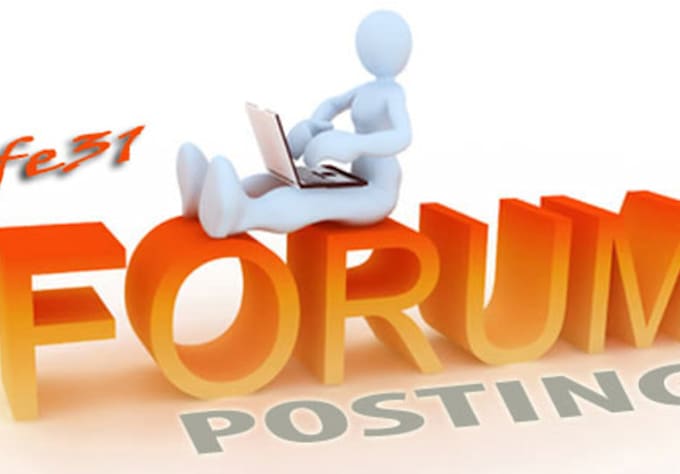 post 30 GOOD quality forum posts on your health, computer, webmaster forum