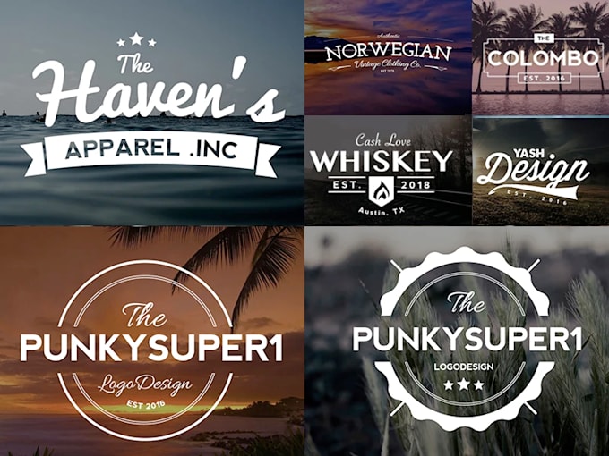 design vintage retro 3 branding logo design within 24hrs
