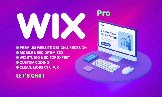 do wix website redesign, wix website design, redesign wix, wix website