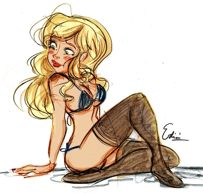 draw Any Cartoon Character Illustration