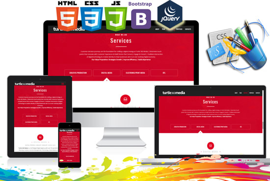 Develop Fully Responsive Html5 Css Bootstrap Website By Asharjavaid 2762