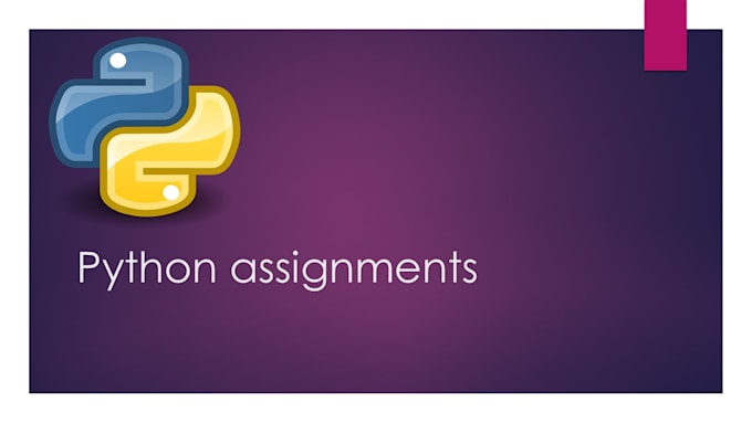 Code your assignments in python by Codingassignmen | Fiverr