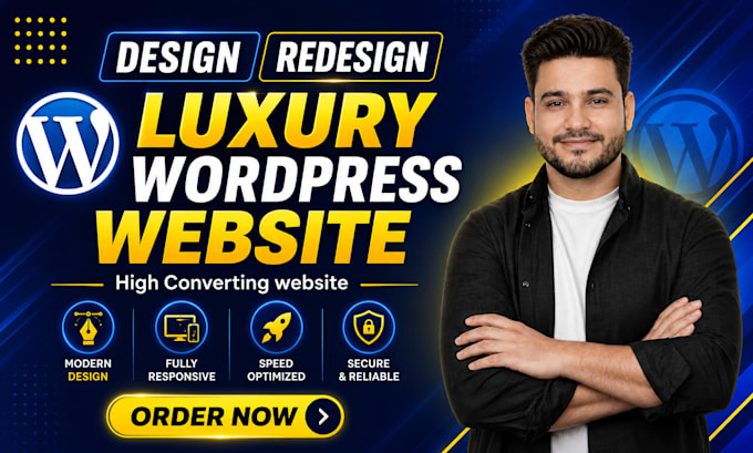 do wordpress website development, design or redesign business wordpress website