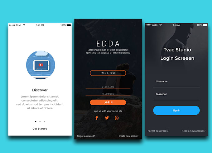 design modern ui for your app for android or iphone by al walid ashik fiverr