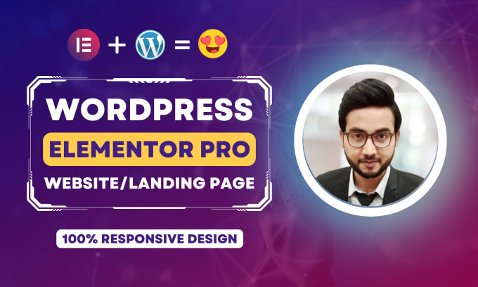 design your website using elementor pro page builder
