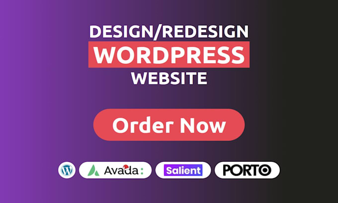develop high value website using avada, salient, porto etc wordpress theme