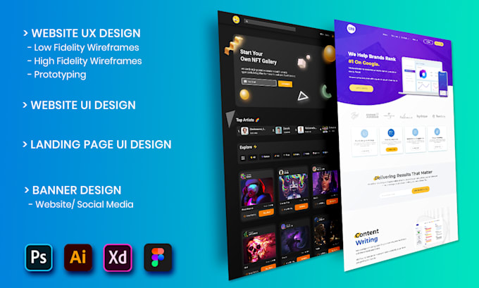 do complete graphic solutions for your website