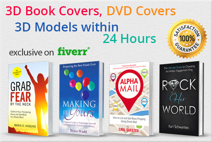 Make Realistic 3d Book Mock Up Dvd Cover 3d Model In 24hrs By