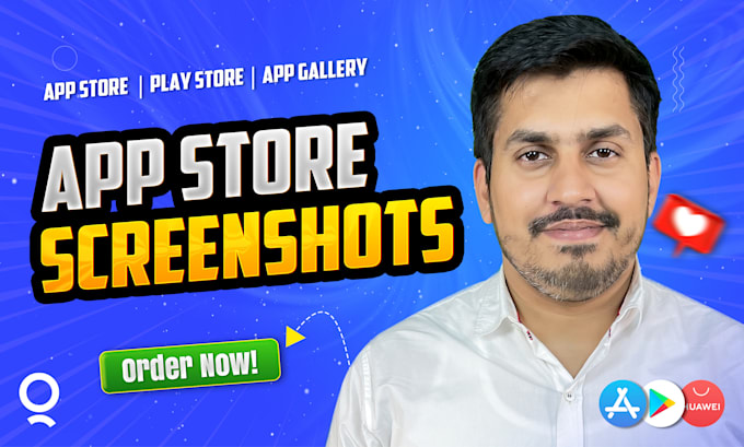 design app store screenshots and play store screenshots