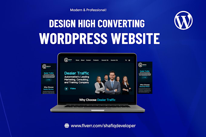 design a professional, high converting wordpress website
