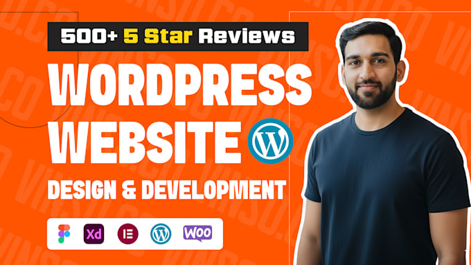 create modern wordpress business website, wordpress website design