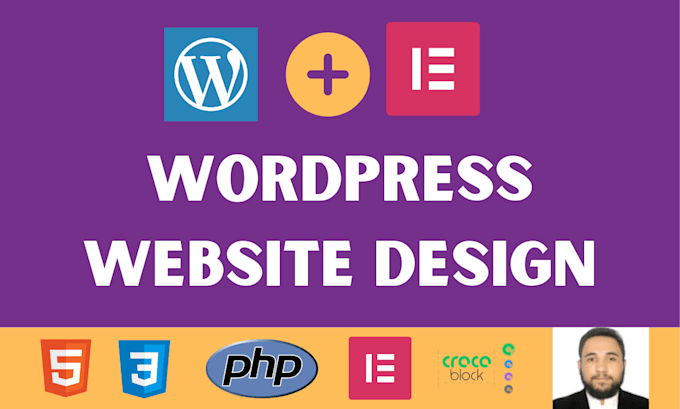 design, redesign, or clone a wordpress website with elementor pro