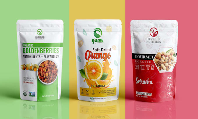 do premium product packaging, pouch design, and box