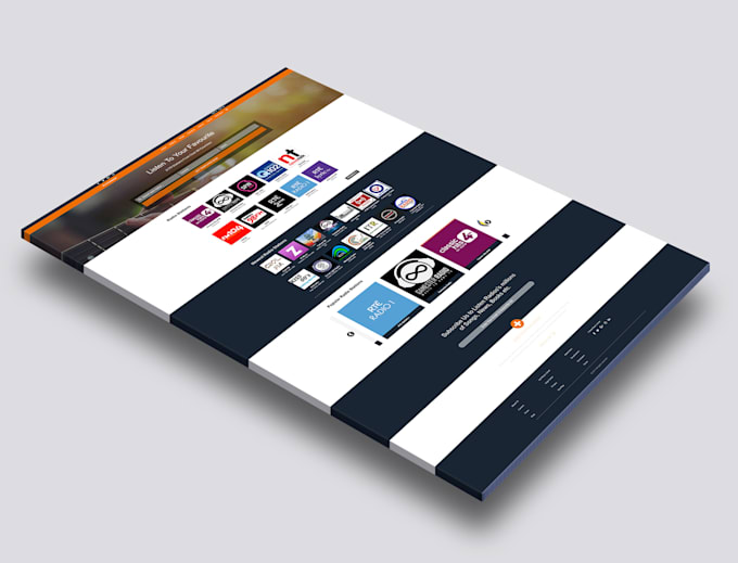 build you a one page html responsive website