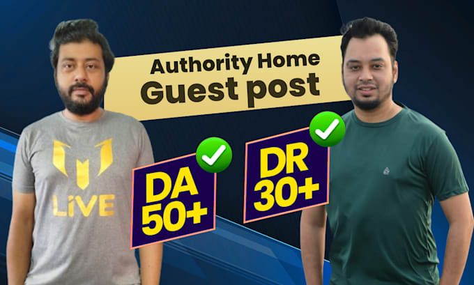 build HQ backlinks on da 50 home improvement blog