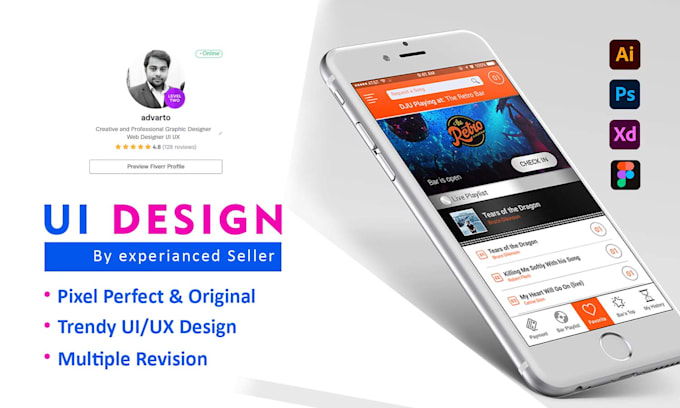 design UI UX, mobile apps, and websites