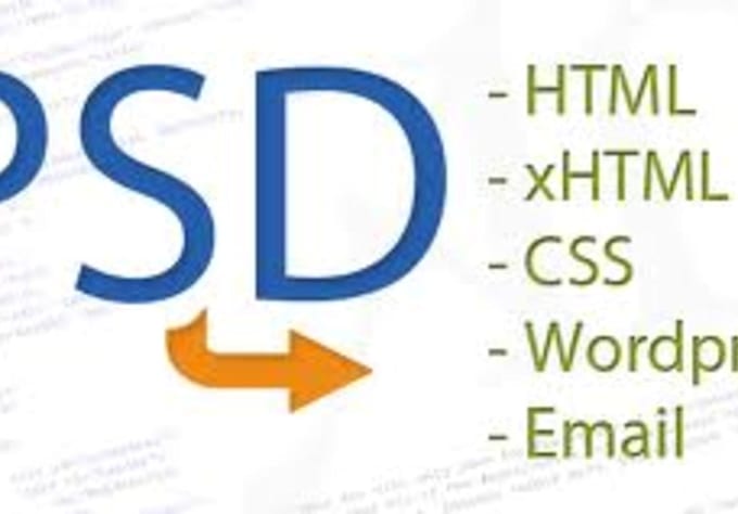 convert PSD to HTML5 and CSS3