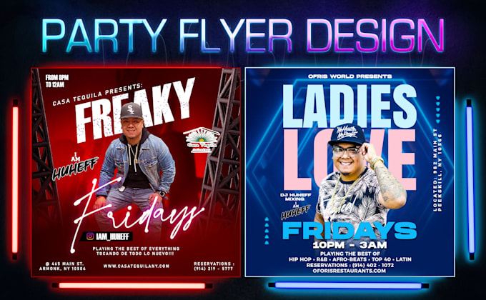 design party flyer, club flyer, event flyer or motion flyer