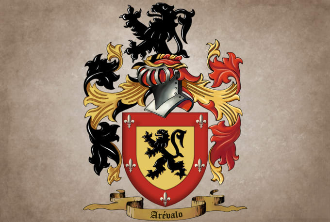 Heraldry, Coat of arms Family crest