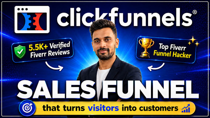 design clickfunnels sales funnel landing page