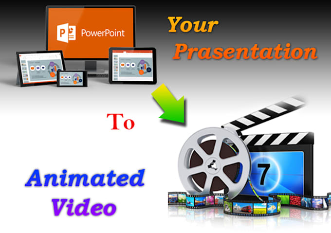 convert your powerpoint presentation or pdf to HD video
