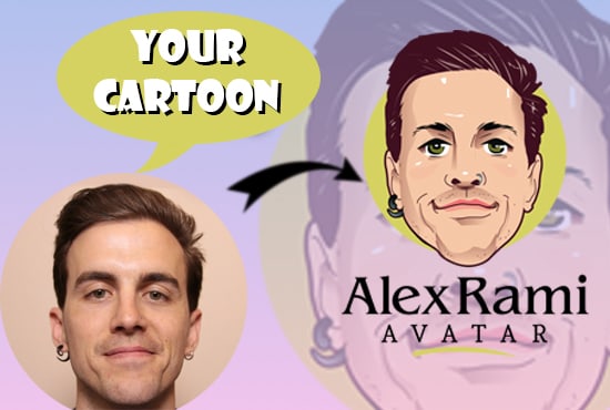 design your own face cartoon logo