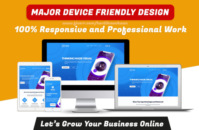 create a responsive business website