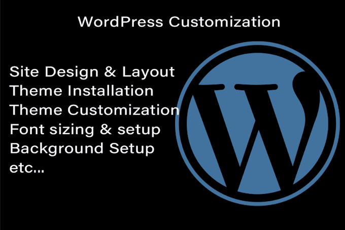 do any wordpress customization