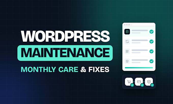 do wordpress, woocommerce maintenance and fix issues