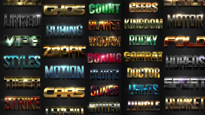 give you 650 amazing premium photoshop text effects